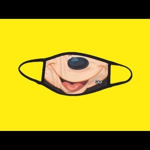 Mouse Face Mask One Size Antimicrobial polyester